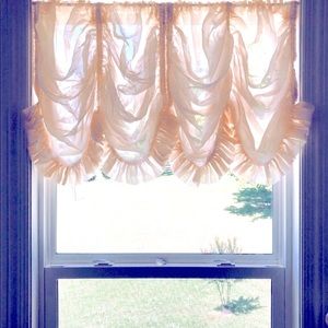 Set/3Custom made sheer window panels